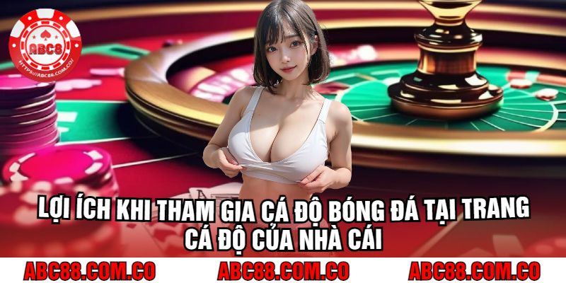 Lợi Ích Cực Khủng Khi Tham Gia Cá Độ Bóng Đá Tại Trang Cá Độ Của Nhà Cái